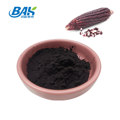 BAK Factory Wholesale Ανθοκυανίνη 35% Zea Mays Purple Corn Extract Dark Purple Powder