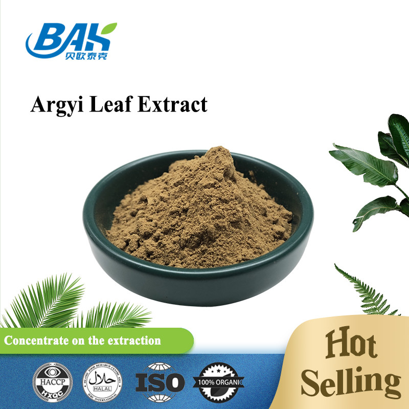 BAK Υψηλής ποιότητας Pass 80 Mesh Artemisia Argyi Leaf Extract Σκοτεινό καφέ σκόνη Anti Cruor